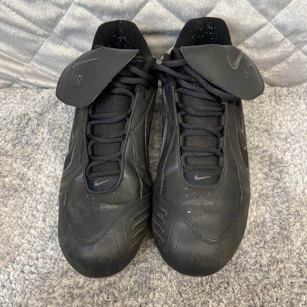 Nike Air Football Cleats Mens Size 13 Shoes Black 311816-001 Baseball